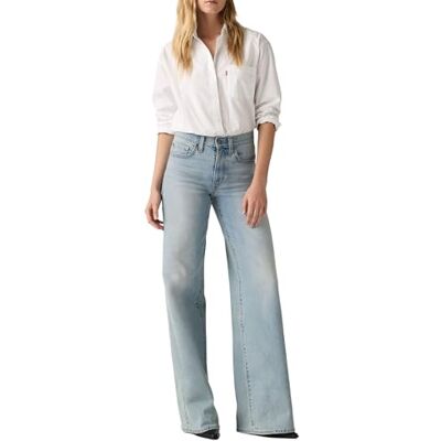 Levi's 728 HR Wide Leg Jeans, Headwinds Ahead, 33 W x 32 l dam Levi's 728 HR Wide Leg Jeans, Headwinds Ahead, 33 W x 32 l dam