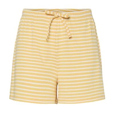 PIECES Pcsoffi Hw Wide Shorts Pwp JRS Bc, Solnedgång guld, XS PIECES Pcsoffi Hw Wide Shorts Pwp JRS Bc, Solnedgång guld, XS