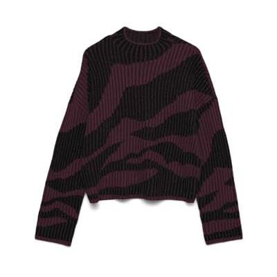 VERO MODA Vmscorpio Ls highneck tröja Bf, Vinprovning, XS VERO MODA Vmscorpio Ls highneck tröja Bf, Vinprovning, XS