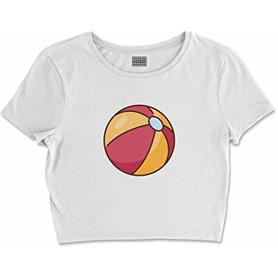 Bona Basics , Digitalt tryck, bas-t-shirt för kvinnor, 100% bomull, vit, avslappnad, damtoppar, storlek: L, Vitt och blått Bona Basics , Digitalt tryck, bas-t-shirt för kvinnor, 100% bomull, vit, avslappnad, damtoppar, storlek: L, Vitt och blått