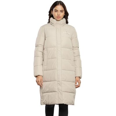 Calvin jeans dam monolog icke ner långa puffar vadderade kappor, Plaza Taupe, S Calvin jeans dam monolog icke ner långa puffar vadderade kappor, Plaza Taupe, S
