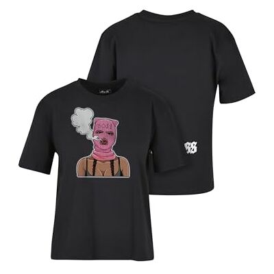 dam T-shirt Girl Boss Tee avslappnad t-shirt med tryck, normal passform, bomull, storlekar XS – XXL, svart, S dam T-shirt Girl Boss Tee avslappnad t-shirt med tryck, normal passform, bomull, storlekar XS – XXL, svart, S