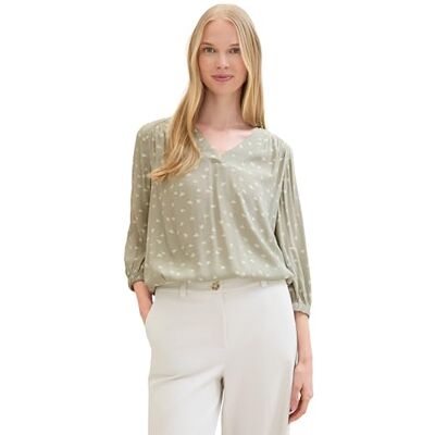 TOM TAILOR damblus, 34752 – grön minimal design, 34 TOM TAILOR damblus, 34752 – grön minimal design, 34
