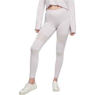 Urban Classics Dam leggings tech mesh yoga fitnessbyxor, långa streetwear & sportbyxor med nätinsatser i många färger, storlekar XS – 5XL, Softlilac, XL Urban Classics Dam leggings tech mesh yoga fitnessbyxor, långa streetwear & sportbyxor med nätinsatser i många färger, storlekar XS – 5XL, Softlilac, XL