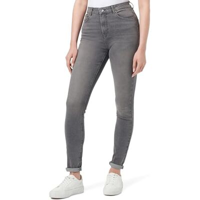 ONLY Onldruna Hw DNM pimbox skinny-fit-jeans för kvinnor, Medium grå denim, 27W / 32L ONLY Onldruna Hw DNM pimbox skinny-fit-jeans för kvinnor, Medium grå denim, 27W / 32L