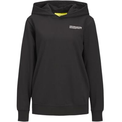 JJXX JACK & JONES Jxashley RLX Ls Hood Sweat SWT huvtröja, fantom, S JJXX JACK & JONES Jxashley RLX Ls Hood Sweat SWT huvtröja, fantom, S