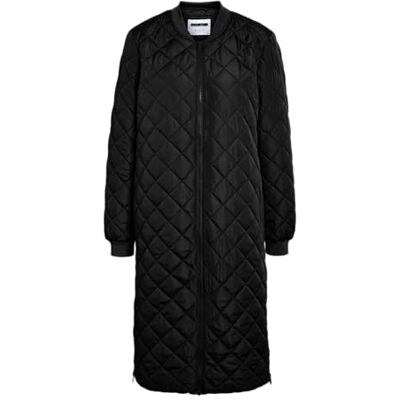 NOISY MAY Nmgilly Quilted Coat Fwd Noos, svart, M NOISY MAY Nmgilly Quilted Coat Fwd Noos, svart, M