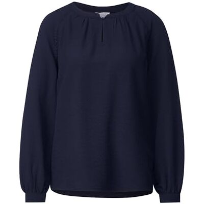 Street One Structured Raglan blus w spl, Djupblå, 46 Street One Structured Raglan blus w spl, Djupblå, 46