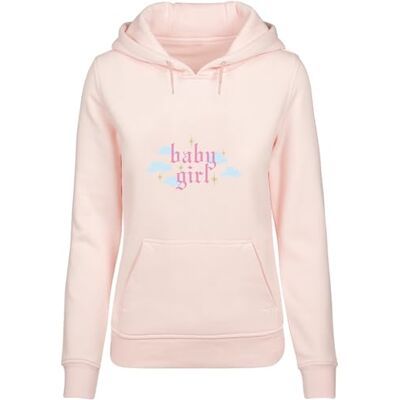 Tee Dam huvtröja Baby Girl Hoody, avslappnad huvtröja med framtryck, normal passform, storlekar XS – 5XL, ROSA, M Tee Dam huvtröja Baby Girl Hoody, avslappnad huvtröja med framtryck, normal passform, storlekar XS – 5XL, ROSA, M
