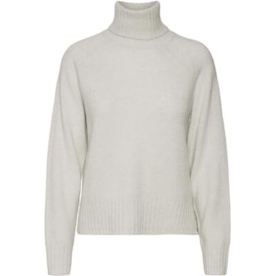 VERO MODA Bestseller A/S VMDANIELA LS Cowlneck GA NOOS tröja, björk/detalj:W. Melange, M, Birch/Detail:w. Melange, M VERO MODA Bestseller A/S VMDANIELA LS Cowlneck GA NOOS tröja, björk/detalj:W. Melange, M, Birch/Detail:w. Melange, M
