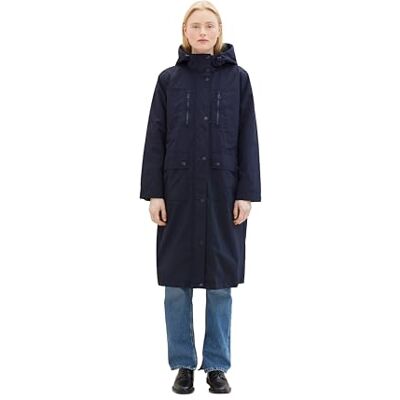 TOM TAILOR Denim dam 1040645 kappa, 10668-Sky Captain Blue, XXL, 10668 – himmelskaptensblå, XXL TOM TAILOR Denim dam 1040645 kappa, 10668-Sky Captain Blue, XXL, 10668 – himmelskaptensblå, XXL