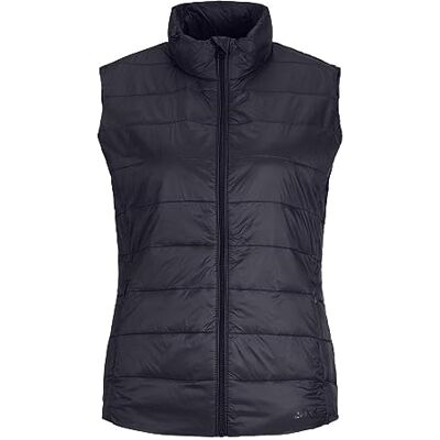 JJXX Jack & Jones Dam Gilet pufferjackor kroppsvärmare dragkedja ståkrage ärmlös kappa, Svart, M JJXX Jack & Jones Dam Gilet pufferjackor kroppsvärmare dragkedja ståkrage ärmlös kappa, Svart, M