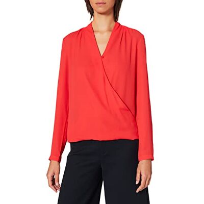 Seidensticker Dammode Bluse Blus, Röd (läppstiftsröd 45), 48 SE Seidensticker Dammode Bluse Blus, Röd (läppstiftsröd 45), 48 SE