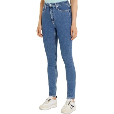 Calvin jeans dam hög midja smala byxor, Denim medium, 24W x 30L Calvin jeans dam hög midja smala byxor, Denim medium, 24W x 30L
