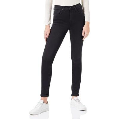 ONLY Onlpower-royal Hw push up skinny DNM EXT jeans, Svart denim, (XS) W x 30L ONLY Onlpower-royal Hw push up skinny DNM EXT jeans, Svart denim, (XS) W x 30L