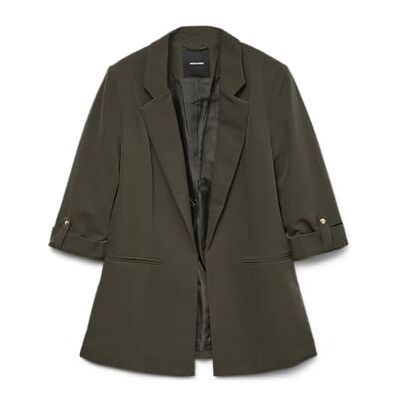 VERO MODA Vmgloria 3/4 Slim Blazer Noos, Torv, 36 VERO MODA Vmgloria 3/4 Slim Blazer Noos, Torv, 36