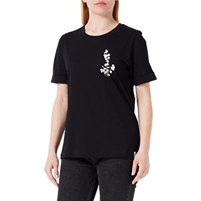 Taifun Dam 371318-16115 T-shirt, svart mönstrad, 36, Svart mönstrad, 36 SE Taifun Dam 371318-16115 T-shirt, svart mönstrad, 36, Svart mönstrad, 36 SE
