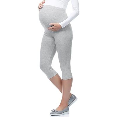 Be Mammy 3/4 Leggings för Mammor för Dam 03(Melange, 3XL) Be Mammy 3/4 Leggings för Mammor för Dam 03(Melange, 3XL)