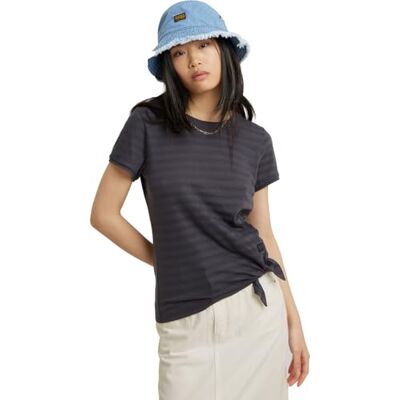 G-STAR RAW Regular Knotted r t wmn, Blå (Petrol D24661-d602-860), S G-STAR RAW Regular Knotted r t wmn, Blå (Petrol D24661-d602-860), S