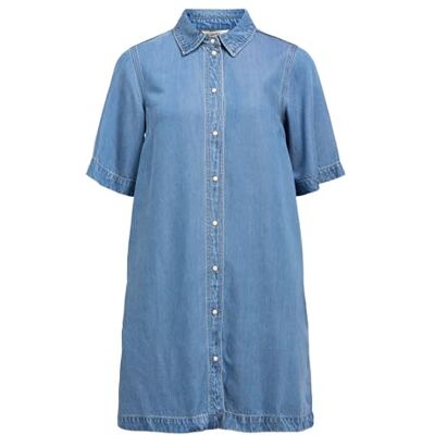 Object Objframe 2/4 Re Denim Dress Noos, Ljusblå denim, XL Object Objframe 2/4 Re Denim Dress Noos, Ljusblå denim, XL