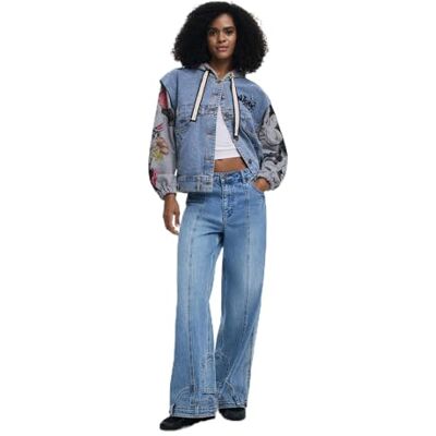 Desigual CHAQ_MINNIE, 5053 DENIM MEDIUM WASH, XS, Blå, XS Desigual CHAQ_MINNIE, 5053 DENIM MEDIUM WASH, XS, Blå, XS