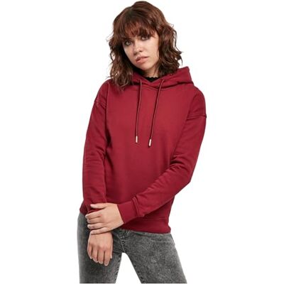 Urban Classics Tröja Dam, Kläder Dam, Huvtröja för kvinnor, Ekologisk Huva, Gjord av Naturlig Ekologisk Bomull, Överdel av 100% Ekologisk Bomull, Storlekar XS till 5XL, Burgund, M Urban Classics Tröja Dam, Kläder Dam, Huvtröja för kvinnor, Ekologisk Huva, Gjord av Naturlig Ekologisk Bomull, Överdel av 100% Ekologisk Bomull, Storlekar XS till 5XL, Burgund, M