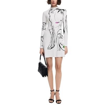 Desigual Vest_OREGALUN, 1000 Blanco, M, Vit, M Desigual Vest_OREGALUN, 1000 Blanco, M, Vit, M