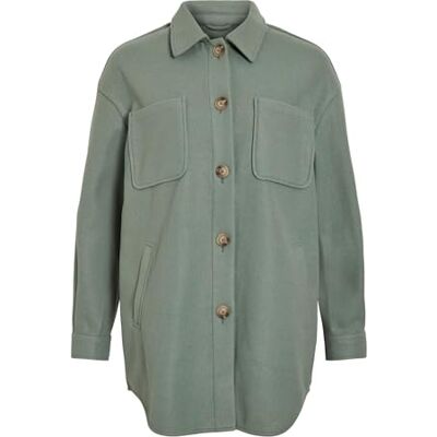 Vila dam Vikimmi skjorta L/S jacket-Noos, Lagerkrans, XXL Vila dam Vikimmi skjorta L/S jacket-Noos, Lagerkrans, XXL