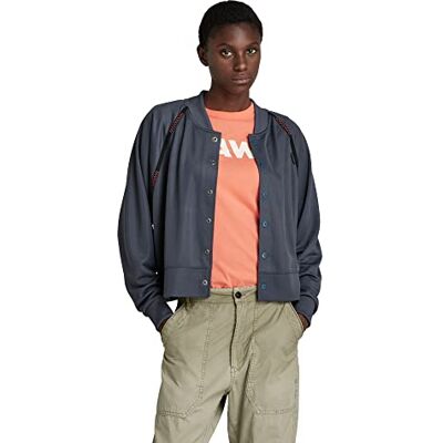 G-STAR Raw Bomber Tweeter Ls WMN tröja kofta dam, Blå (Fantem Blue D137-863), XXS G-STAR Raw Bomber Tweeter Ls WMN tröja kofta dam, Blå (Fantem Blue D137-863), XXS