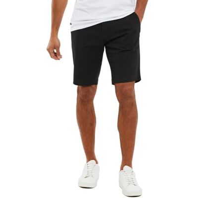 Threadbare 'Northsea' mäns casual bomull smal passform stretch chinos shorts, svart, 32W, Svart, 32W Threadbare 'Northsea' mäns casual bomull smal passform stretch chinos shorts, svart, 32W, Svart, 32W