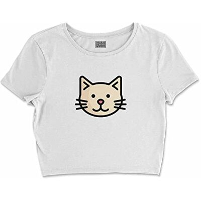 Bona Basics , Digital tryckt basic t-shirt för damer,% 100 bomull, vit, ledig, damtoppar, storlek: XL, Vit, XL Kort Bona Basics , Digital tryckt basic t-shirt för damer,% 100 bomull, vit, ledig, damtoppar, storlek: XL, Vit, XL Kort