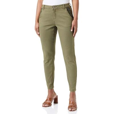 Cream Damjeans twill byxor slim fit Midrise Waist Regular Waistband Dam, Burnt Olive, 32W Cream Damjeans twill byxor slim fit Midrise Waist Regular Waistband Dam, Burnt Olive, 32W