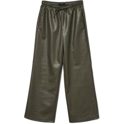 VERO MODA Vmkananda Lw Wide Pl Pant Noos, Druva blad, M / 34L VERO MODA Vmkananda Lw Wide Pl Pant Noos, Druva blad, M / 34L
