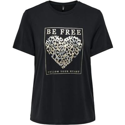ONLY Onlfree Life Modal S/S studiotopp JRS, svart, S ONLY Onlfree Life Modal S/S studiotopp JRS, svart, S