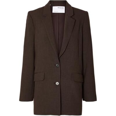 SELECTED FEMME SLFRITA LS Relaxed Blazer Java Mel NOOS, Java/mönster: melerad, 42 SELECTED FEMME SLFRITA LS Relaxed Blazer Java Mel NOOS, Java/mönster: melerad, 42