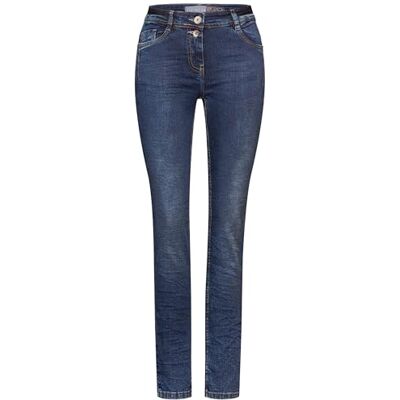 Cecil B377687 Casual Fit Jeans Mid Blue Wash, 32 W x 32 L Dam, Mid Blue Wash, 32W x 32L Cecil B377687 Casual Fit Jeans Mid Blue Wash, 32 W x 32 L Dam, Mid Blue Wash, 32W x 32L