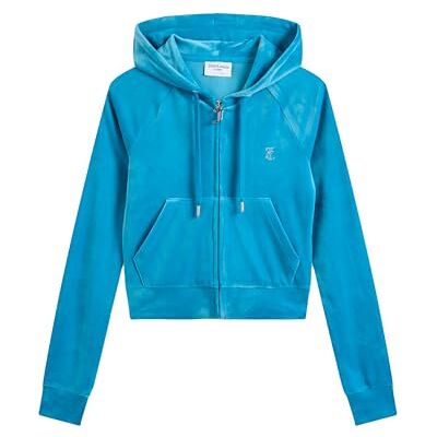 Juicy Couture Madison hoodie, Turkisk bricka, XS Juicy Couture Madison hoodie, Turkisk bricka, XS