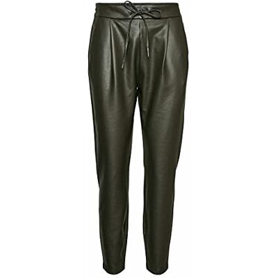 VERO MODA Dam Vmeva Mw lös sträng belagd PNT Ga Noos tygbyxor, Torv, XXL/32L VERO MODA Dam Vmeva Mw lös sträng belagd PNT Ga Noos tygbyxor, Torv, XXL/32L