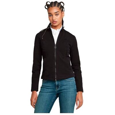 G-STAR RAW Biker jacka wmn, Svart (Dk Black D25990-d922-6484), XS G-STAR RAW Biker jacka wmn, Svart (Dk Black D25990-d922-6484), XS
