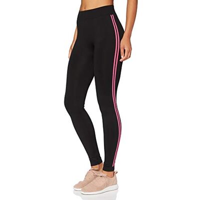 Golden Lady Play Sport Leggings Kvinnor, flerfärgad (Svart/Fuchsia Glänsande K92a), L Golden Lady Play Sport Leggings Kvinnor, flerfärgad (Svart/Fuchsia Glänsande K92a), L