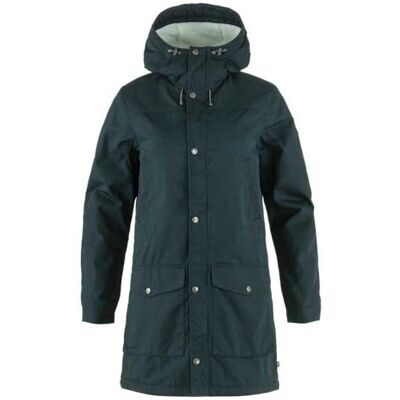 Fjällräven FJALLRAVEN 89738-555 Greenland vinterparkas W jacka dam mörk marinblå storlek XXS Fjällräven FJALLRAVEN 89738-555 Greenland vinterparkas W jacka dam mörk marinblå storlek XXS