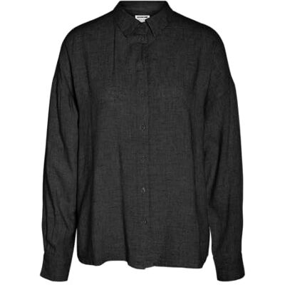 NOISY MAY dam Nmleilani L/S lös skjorta WVN Noos, svart, M NOISY MAY dam Nmleilani L/S lös skjorta WVN Noos, svart, M