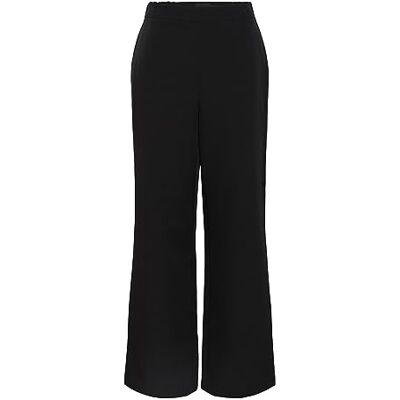 PIECES Dambyxor Pcbossy Hw Wide Plain Pant Noos byxor, svart, (XS) W x 32L PIECES Dambyxor Pcbossy Hw Wide Plain Pant Noos byxor, svart, (XS) W x 32L