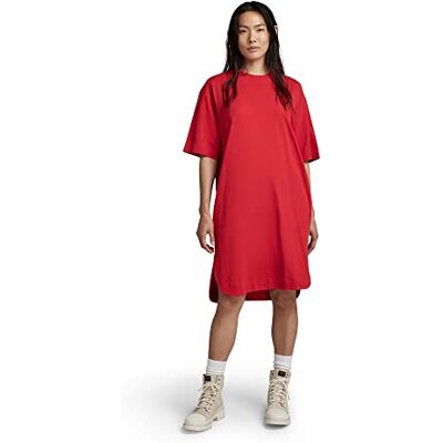 G-STAR RAW Dam boxy U Tee Casual Dress, röd (Acid red C336-A911), S, Röd (Acid Red C336-a911), S G-STAR RAW Dam boxy U Tee Casual Dress, röd (Acid red C336-A911), S, Röd (Acid Red C336-a911), S