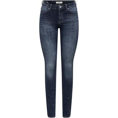ONLY damjeans, Blå svart denim, XL / 32L ONLY damjeans, Blå svart denim, XL / 32L