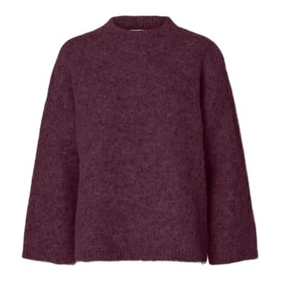 SELECTED FEMME Slfgabriella Ls Knit New O-Neck Noos, Fig, XXL SELECTED FEMME Slfgabriella Ls Knit New O-Neck Noos, Fig, XXL