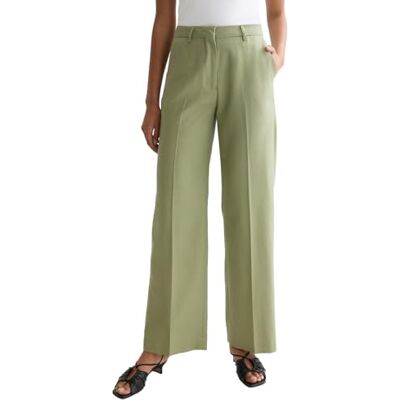 Scotch & Soda dam hög midja vida ben byxor lös passform casual casual byxor, oljegrön U362, 26 W/32 L Scotch & Soda dam hög midja vida ben byxor lös passform casual casual byxor, oljegrön U362, 26 W/32 L