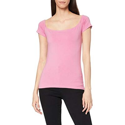 People Tree Människor träd kvinnors Bardot topp T-Shirt, Rosa, 40 People Tree Människor träd kvinnors Bardot topp T-Shirt, Rosa, 40