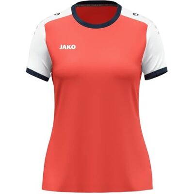 JAKO Damtröja dynamisk, kortärmad, korall/vit/marinblå, M JAKO Damtröja dynamisk, kortärmad, korall/vit/marinblå, M