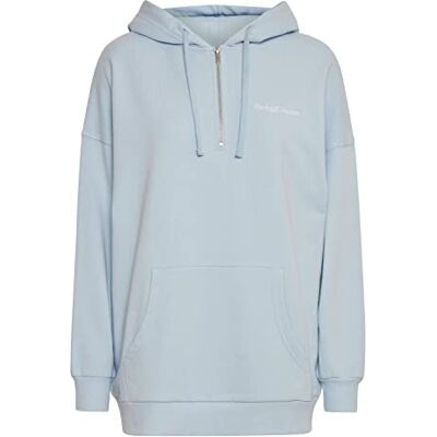 THEJOGGCONCEPT Dam JCSAFINE huvtröja med halvärk, 144115/kashmirblå, XS THEJOGGCONCEPT Dam JCSAFINE huvtröja med halvärk, 144115/kashmirblå, XS